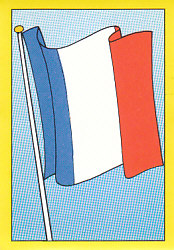Flag France samolepka Semic EM 92 #44
